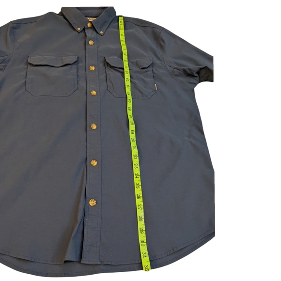 Duluth Trading Company Mens Vented Back Long Sleeve Button Down  L - Picture 4 of 16